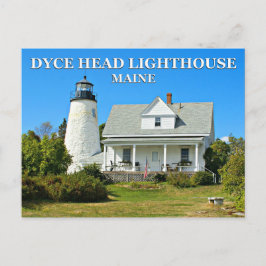 Dyce Head Lighthouse, Maine Postcard Postkarte