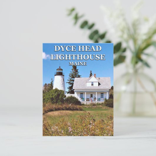 Dyce Head Lighthouse, Maine Postcard Postkarte