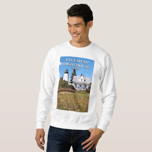 Dyce Head Lighthouse, Maine Sweatshirt (Vorne ganz)