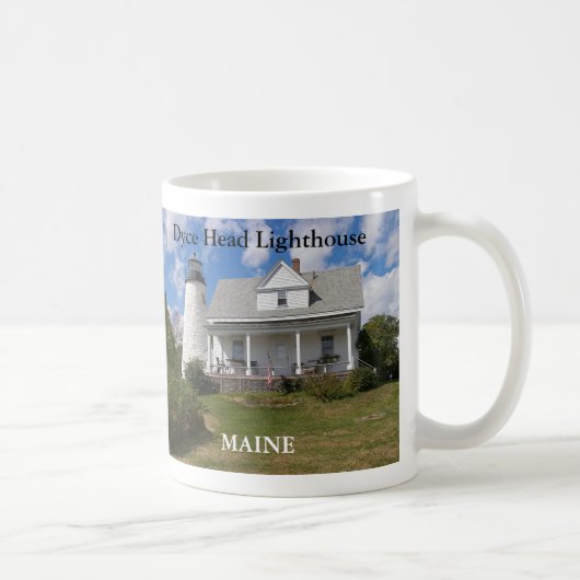 Dyce Head Lighthouse, Maine Tasse (Rechts)