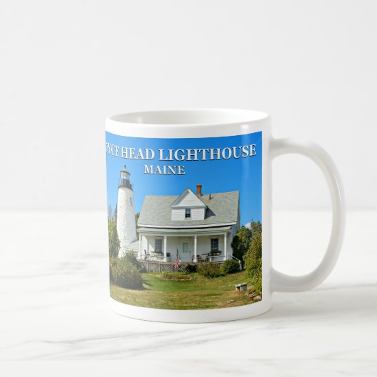 Dyce Head Lighthouse, Maine Tasse (Rechts)
