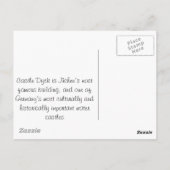 Dyck Castle Deutschland Postkarte (Rückseite)