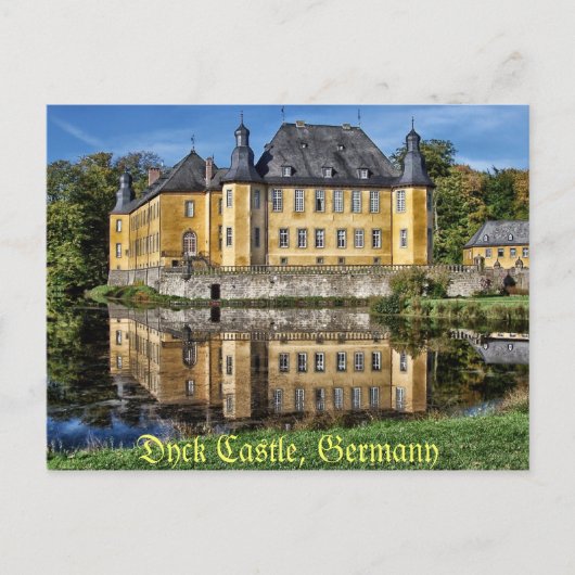Dyck Castle Deutschland Postkarte (Vorderseite)