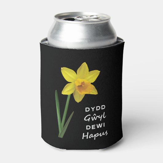 Dydd GḥDewi Hapus Happy St David's Day Dosenkühler (Kanne Vorderseite)