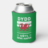 Dydd GÆDewi Hapus Happy St Davids Day 2 Dosenkühler (Kanne Rückseite)