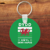 Dydd GÆDewi Hapus Happy St Davids Day 2 Schlüsselanhänger (Vorderseite)