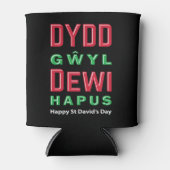 Dydd GÆDewi Hapus Happy St Davids Day 5 Dosenkühler (Vorderseite)