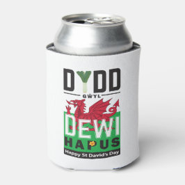 Dydd GÆDewi Hapus Happy St Davids Day 6 Dosenkühler