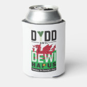 Dydd GÆDewi Hapus Happy St Davids Day 6 Dosenkühler (Kanne Rückseite)