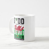 Dydd GÆDewi Hapus Happy St Davids Day 6 Kaffeetasse (Vorderseite Links)