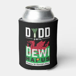 Dydd GÆDewi Hapus Happy St Davids Day 7 Dosenkühler