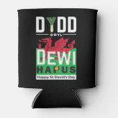 Dydd GÆDewi Hapus Happy St Davids Day 7 Dosenkühler (Vorderseite)
