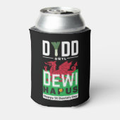 Dydd GÆDewi Hapus Happy St Davids Day 7 Dosenkühler (Kanne Rückseite)