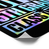 Dye gerade über den 5. Abschluss Cl 2024 Poster (Ecke)