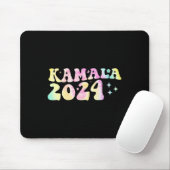 Dye Groovy Wavy Kamala Harris Harris Replace Biden Mousepad (Mit Mouse)