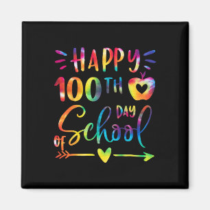 Dye Happy 100. Tag der Lehrer Schüler Ki Magnet
