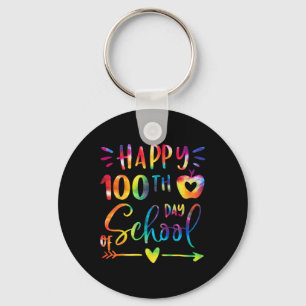 Dye Happy 100. Tag der Lehrer Schüler Ki Schlüsselanhänger