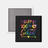 Dye Happy 100h Schultag Lehrer Sudens Kinder Magnet (Vorderseite/Rückseite)