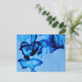 Dye Heart Postkarte (Stehend Vorderseite)