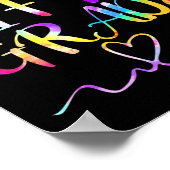 Dye Hello 5. Klasse Lehrer zurück Poster (Ecke)