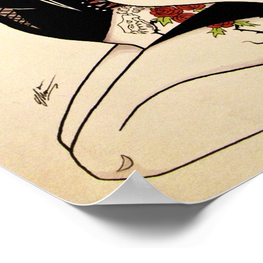 Dye it Black Poster (Ecke)