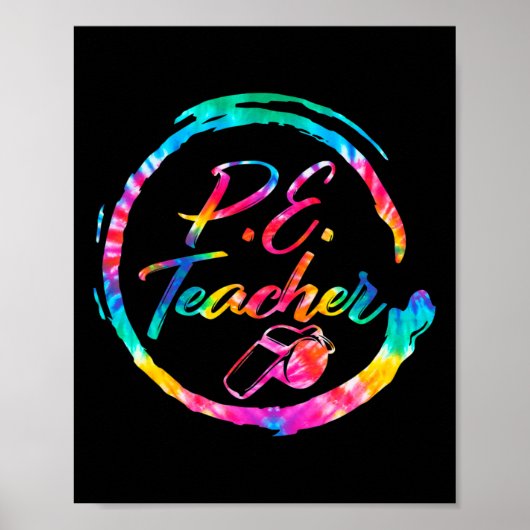 Dye Physical Bildung Teacher Pe Squad Zurück zu SC Poster (Vorne)