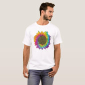 DYE SUNFLOWER Peace Liebe T-Shirt (Vorne ganz)