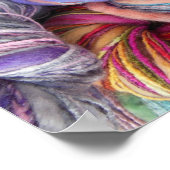 Dyed Knitting Yarn Poster (Ecke)