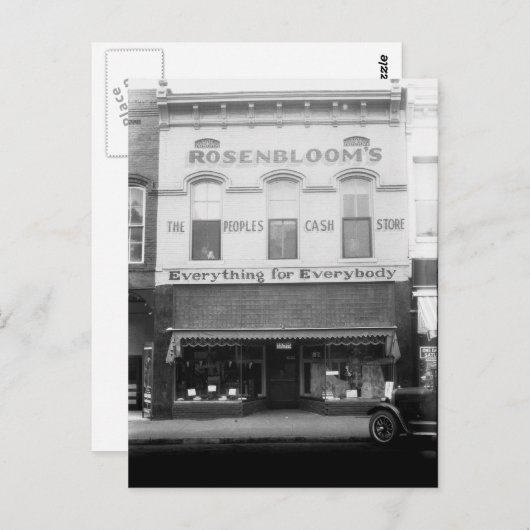 Dyersburg Rosenbloom Postkarte (Vorne/Hinten)