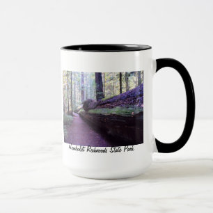 Dyerville riesiger Humboldt Rotholz-Staats-Park Tasse