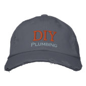 DYI Plumbing Bestickte Baseballkappe (Vorderseite)