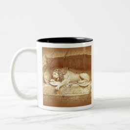 Dying Lion of Luzern - Löwendenkmal Zweifarbige Tasse