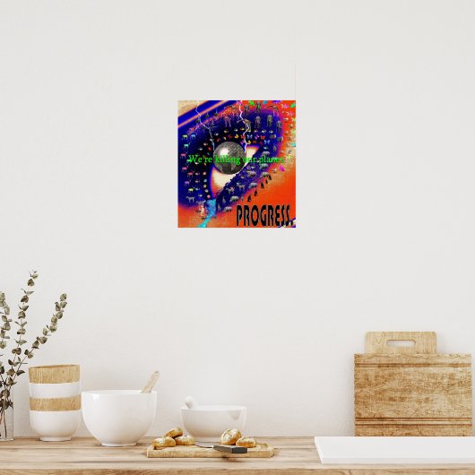 Dying Planet Poster (Küche)