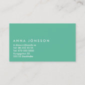 Dyk in i Färg Visitkort Visitenkarte (Rückseite)