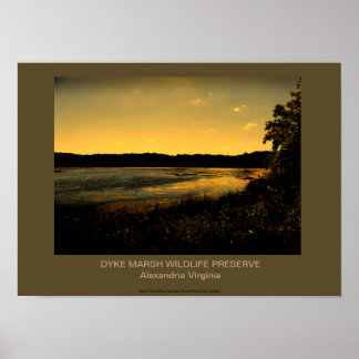 DYKE MARSH WILDLIFE PRESERVE POSTER