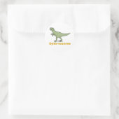 Dyke-Osaurus Runder Aufkleber (Tasche)