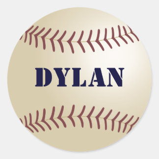 Dylan Baseball Sticker / Siegel