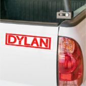 Dylan Briefmarke Autoaufkleber (Auf Lkw)