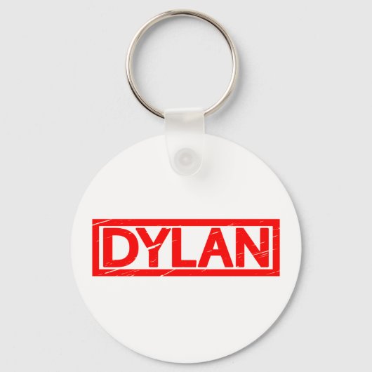 Dylan Briefmarke Schlüsselanhänger (Vorderseite)