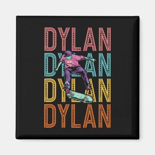 Dylan Custom Skateboarding Hob Magnet (Vorne)