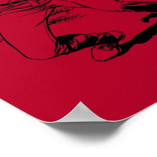 Dylan Dog schwarz-weiß Poster (Ecke)