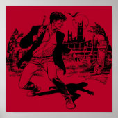 Dylan Dog schwarz-weiß Poster (Vorne)