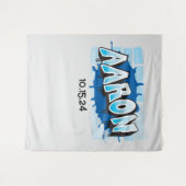 Dylan Graffiti Wall Ihren Namen Wandteppich (Vorderseite (Horizontal))