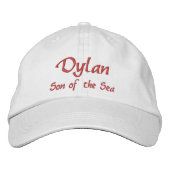 Dylan Name Cap / Hat Bestickte Baseballkappe (Vorderseite)