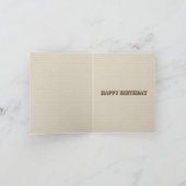 Dylan Niedlich Long Hair Chihuahua Welppy Birthday Karte (Innenseite)