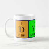 Dylan Periodenname Tasse (Links)