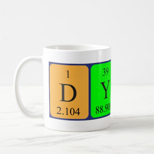 Dylan Periodenname Tasse (Links)
