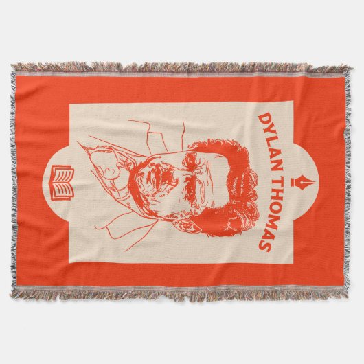 Dylan Thomas Welsh Poet Decke (Vorderseite)