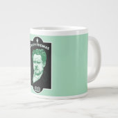Dylan Thomas Welsh Poet Jumbo-Tasse (Vorderseite Rechts)