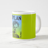 Dylan Thomas Welsh Poet Jumbo-Tasse (Vorderseite Rechts)
